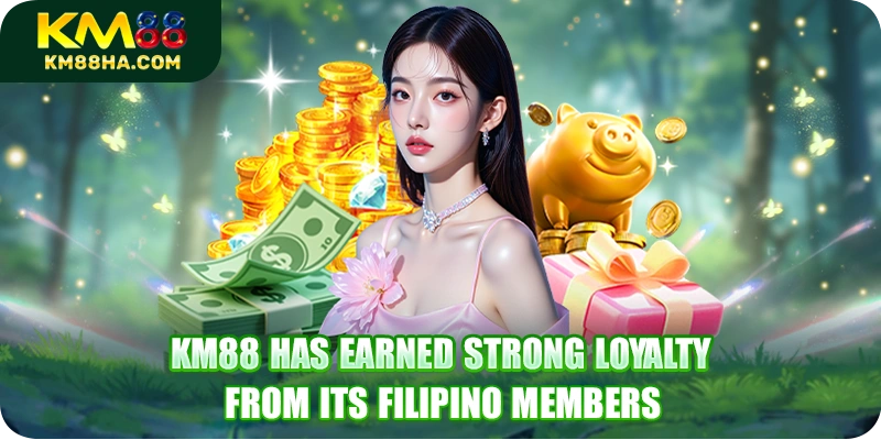 KM88 has earned strong loyalty from its Filipino members KM88 has earned strong loyalty from its Filipino members