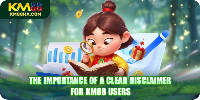 The importance of a clear disclaimer for KM88 Users